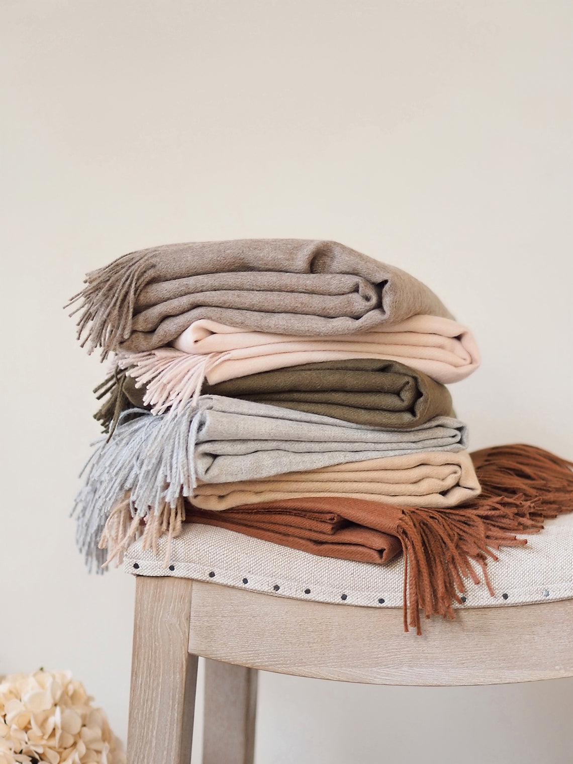 Paris Red Clay Baby Alpaca Throw