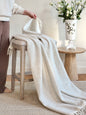 Dover Grey/Ivory Bouclé Throw