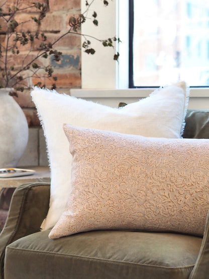 Lina Ivory Pillow | 20x20