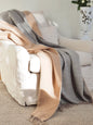 Camden Oatmeal/Grey Alpaca Throw